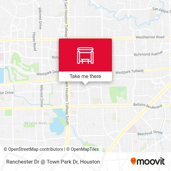 Ranchester Dr @ Town Park Dr map