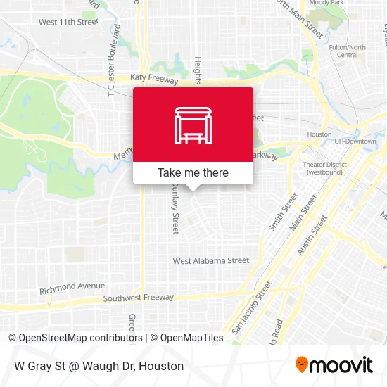 Mapa de W Gray St @ Waugh Dr