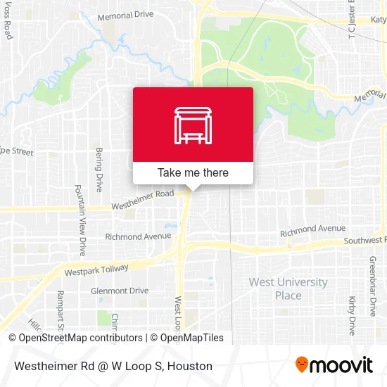 Westheimer Rd @ W Loop S map
