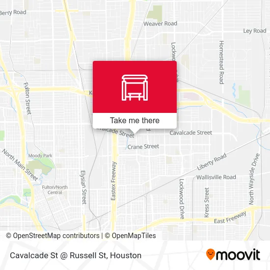 Cavalcade St @ Russell St map