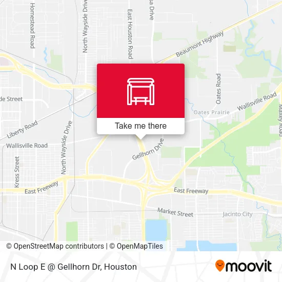N Loop E @ Gellhorn Dr map