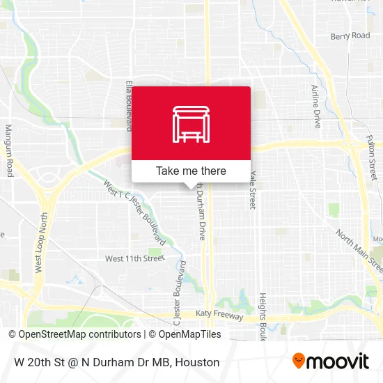Mapa de W 20th St @ N Durham Dr MB