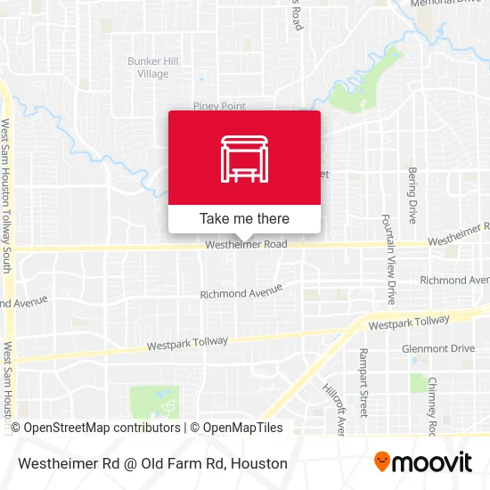Mapa de Westheimer Rd @ Old Farm Rd