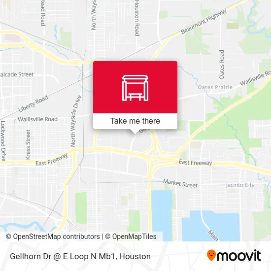 Gellhorn Dr @ E Loop N Mb1 map