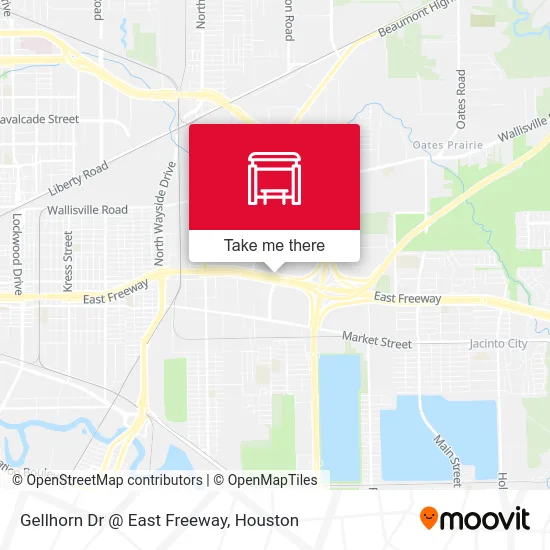 Gellhorn Dr @ East Freeway map