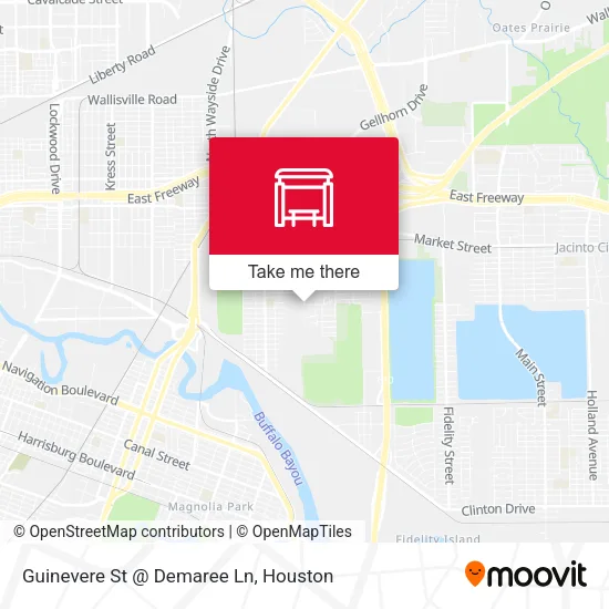 Guinevere St @ Demaree Ln map