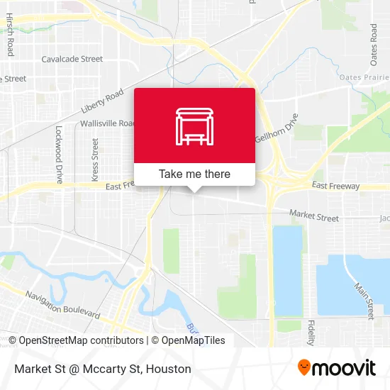 Market St @ Mccarty St map