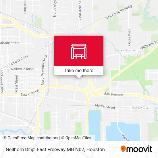 Gellhorn Dr @ East Freeway MB Nb2 map