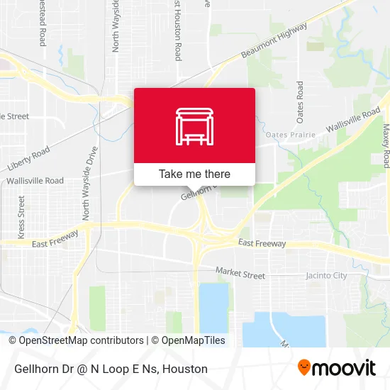 Gellhorn Dr @ N Loop E Ns map