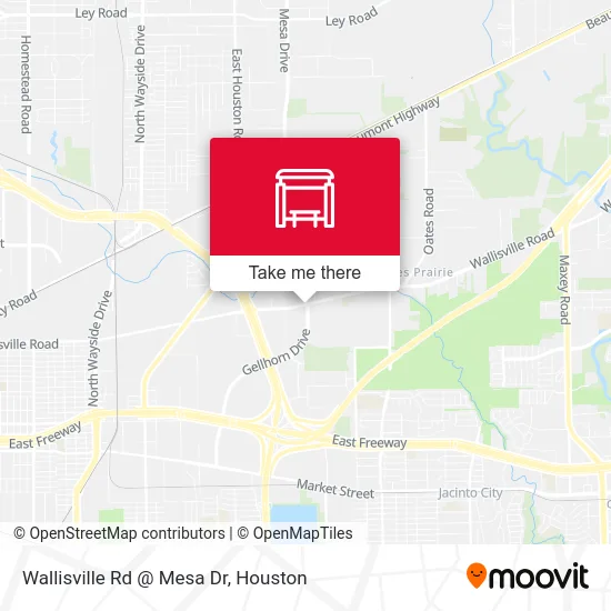 Wallisville Rd @ Mesa Dr map