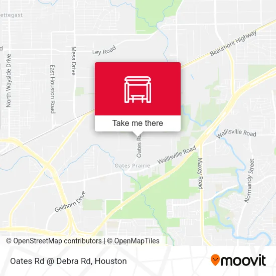 Oates Rd @ Debra Rd map