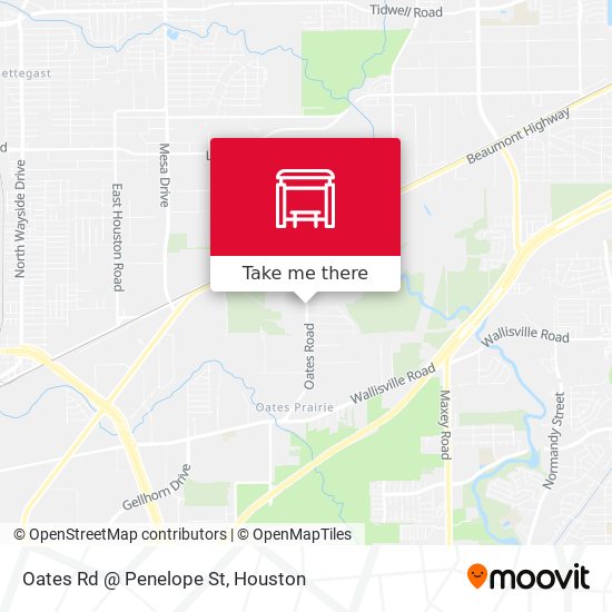 Oates Rd @ Penelope St map
