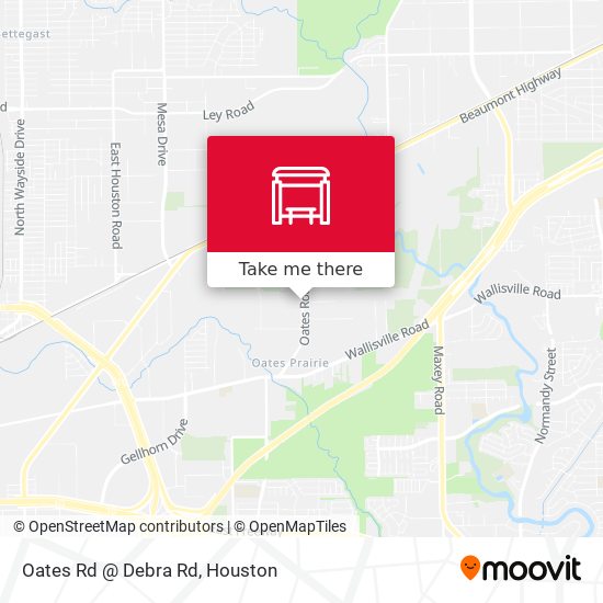 Oates Rd @ Debra Rd map