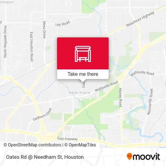 Oates Rd @ Needham St map