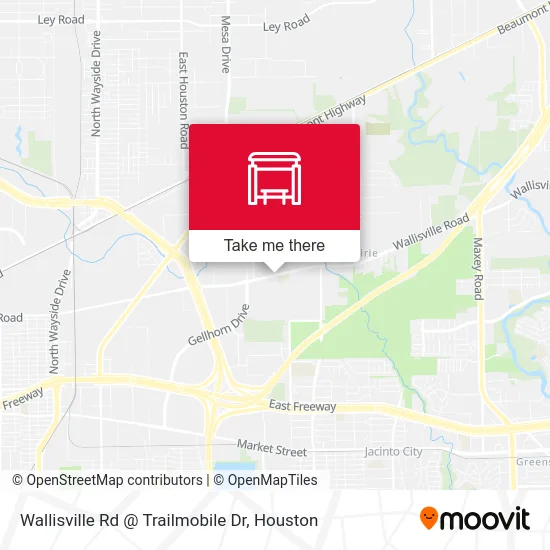 Wallisville Rd @ Trailmobile Dr map