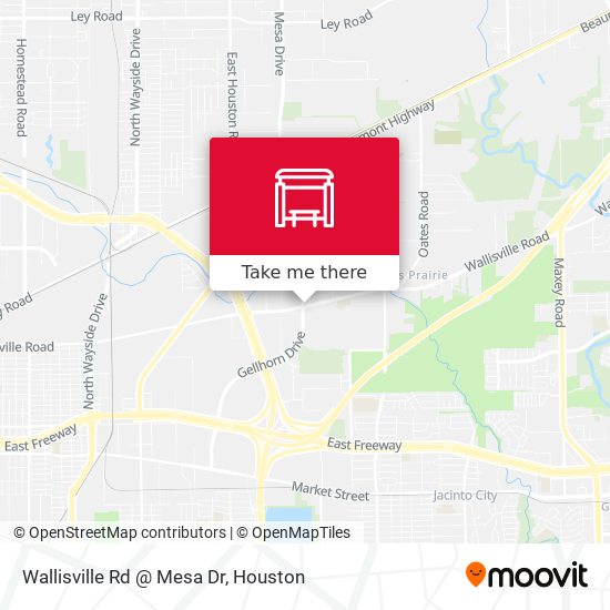 Mapa de Wallisville Rd @ Mesa Dr