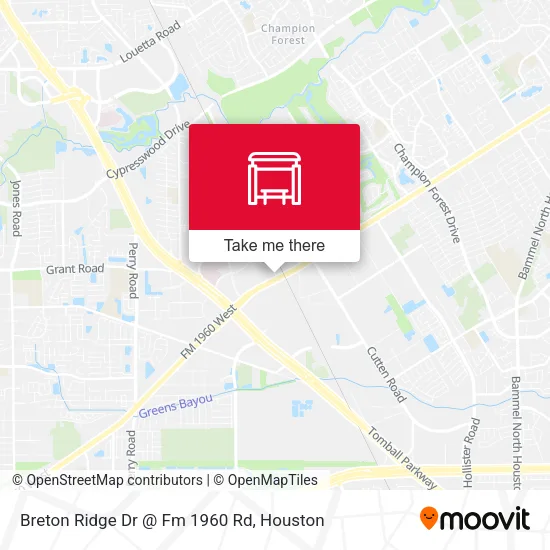 Mapa de Breton Ridge Dr @ Fm 1960 Rd