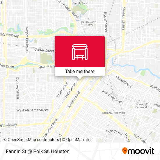 Mapa de Fannin St @ Polk St