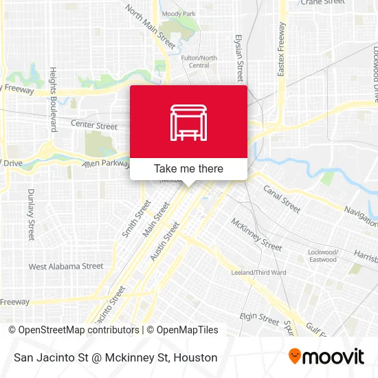Mapa de San Jacinto St @ Mckinney St