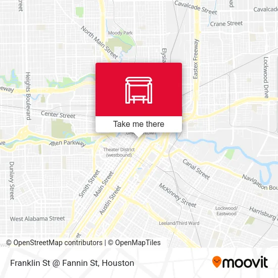 Mapa de Franklin St @ Fannin St