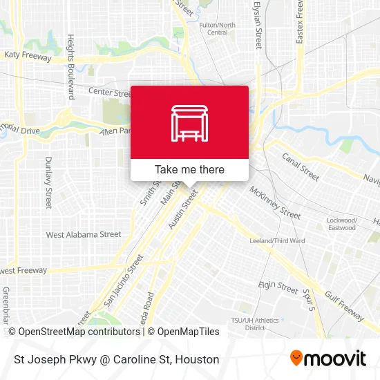 St Joseph Pkwy @ Caroline St map