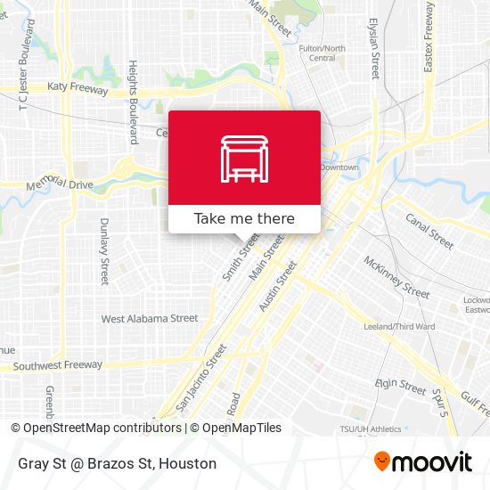 Mapa de Gray St @ Brazos St