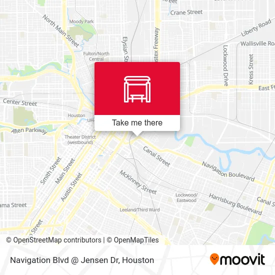 Mapa de Navigation Blvd @ Jensen Dr