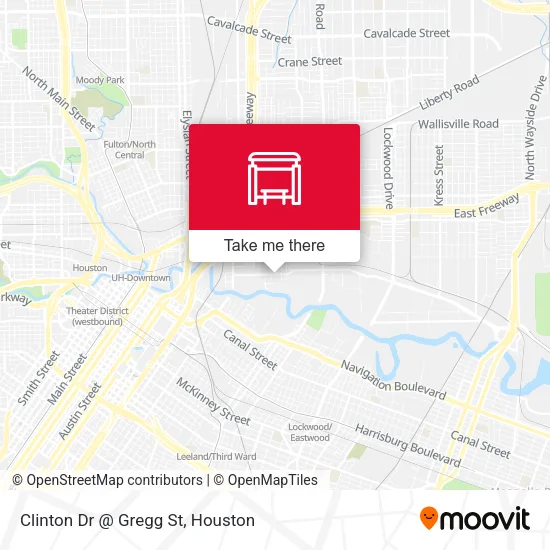 Clinton Dr @ Gregg St map