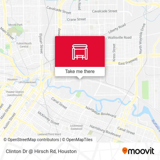 Clinton Dr @ Hirsch Rd map