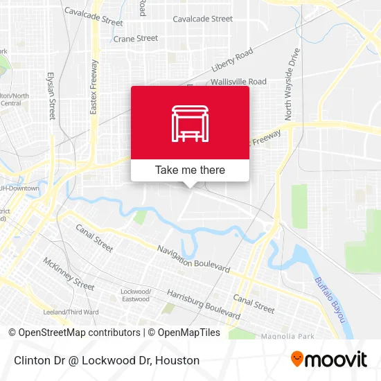 Clinton Dr @ Lockwood Dr map