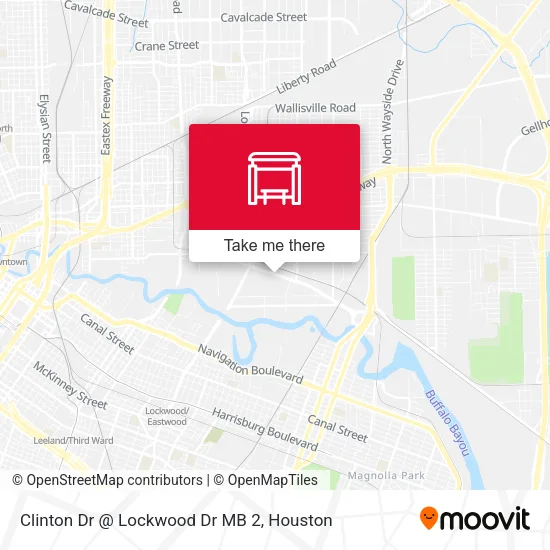 Clinton Dr @ Lockwood Dr MB 2 map