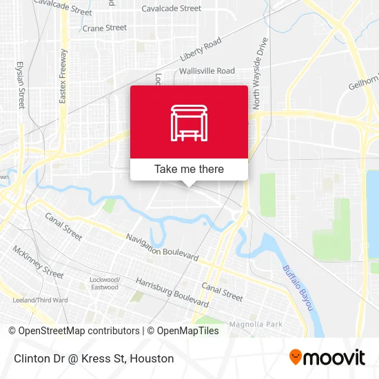 Clinton Dr @ Kress St map