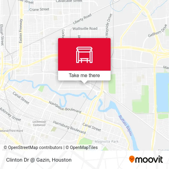 Clinton Dr @ Gazin map