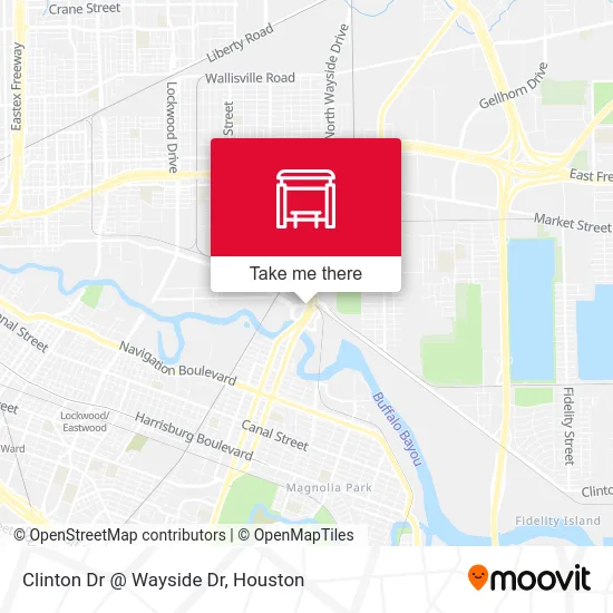 Clinton Dr @ Wayside Dr map