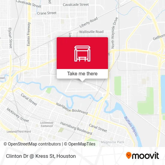 Clinton Dr @ Kress St map