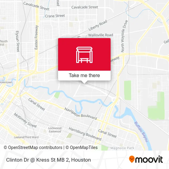Clinton Dr @ Kress St MB 2 map