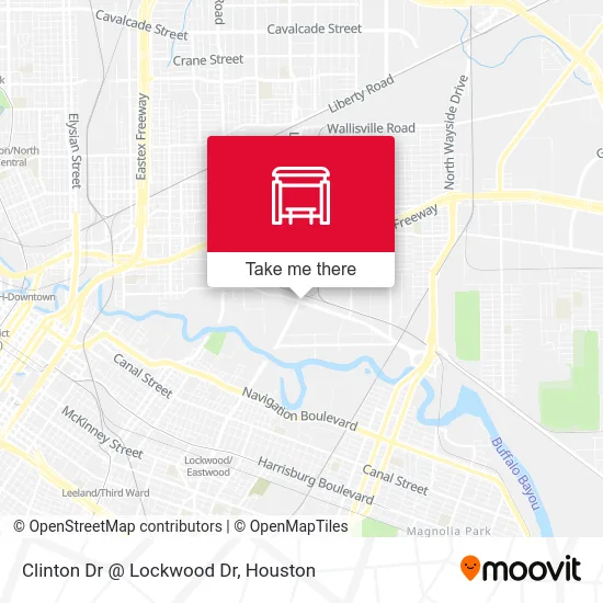 Clinton Dr @ Lockwood Dr map