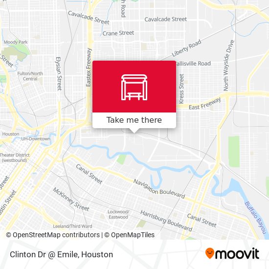 Clinton Dr @ Emile map