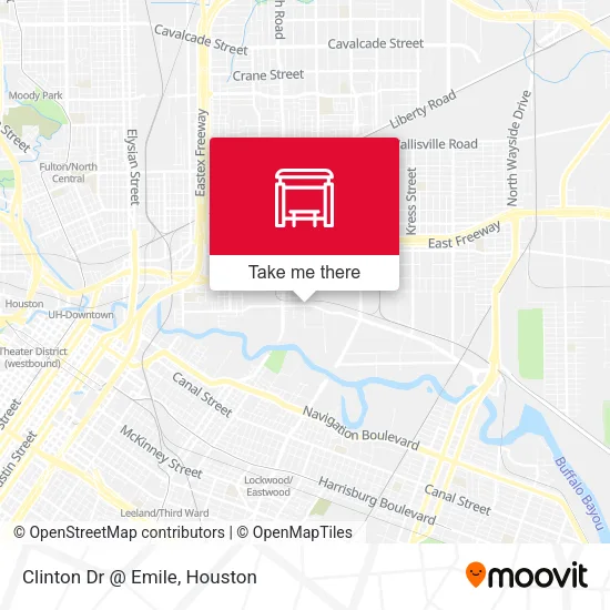 Clinton Dr @ Emile map
