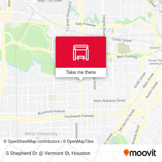S Shepherd Dr @ Vermont St map