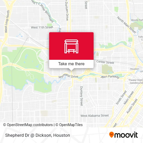 Shepherd Dr @ Dickson map