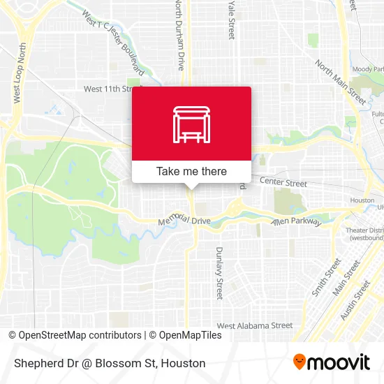 Mapa de Shepherd Dr @ Blossom St