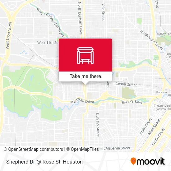 Mapa de Shepherd Dr @ Rose St