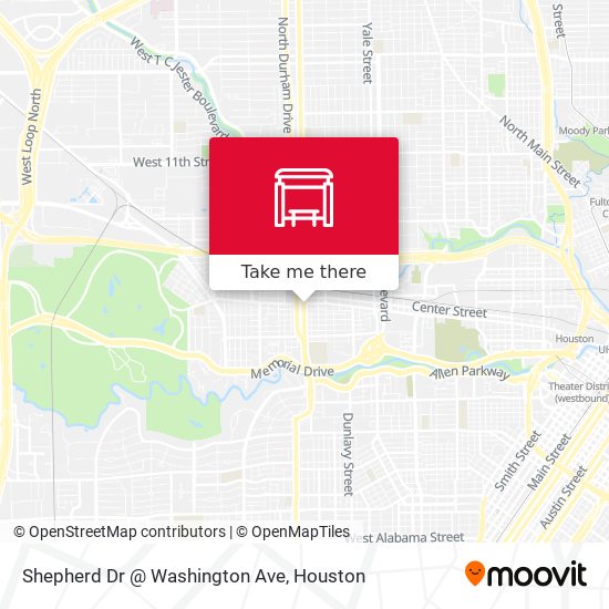 Shepherd Dr @ Washington Ave map