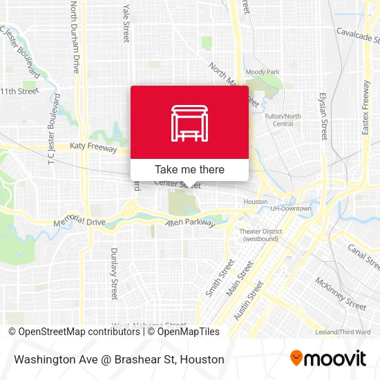 Washington Ave @ Brashear St map