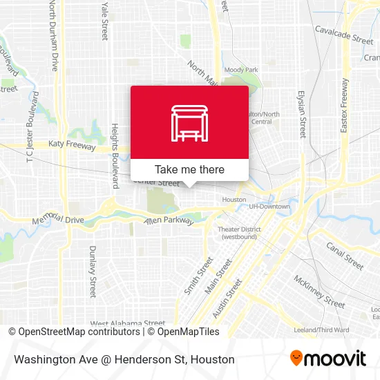Washington Ave @ Henderson St map