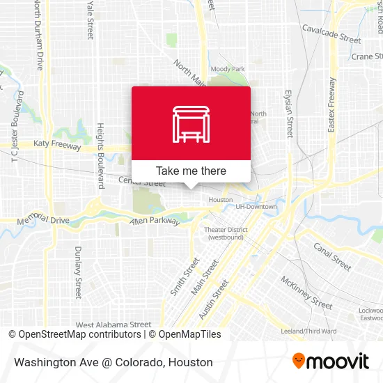 Washington Ave @ Colorado map
