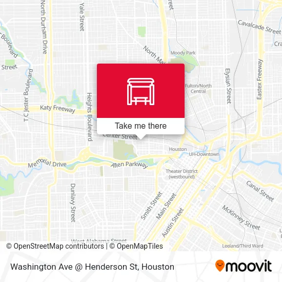 Washington Ave @ Henderson St map