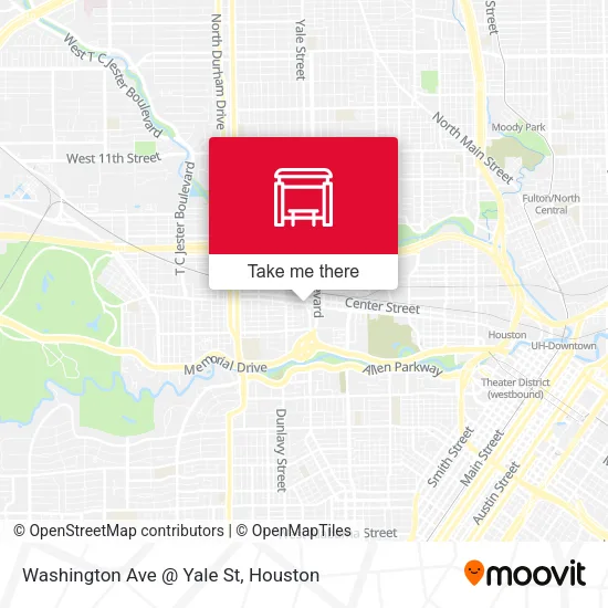 Washington Ave @ Yale St map