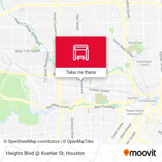 Heights Blvd @ Koehler St map